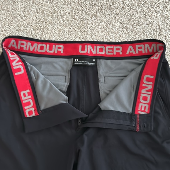 Men’s Under Armour Sz 36 Black Shorts - Picture 3 of 4